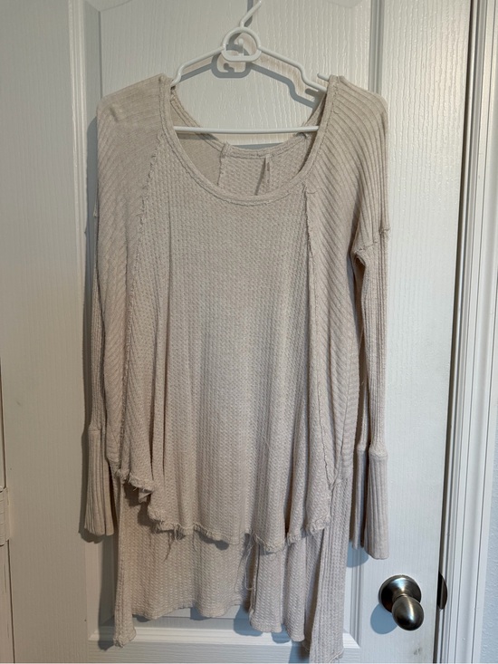 Free People Dresses & Skirts - Free people thermal Long Sleeve Knit Tunic